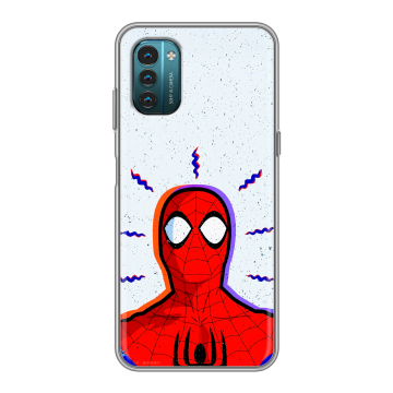 Силиконовый чехол на Nokia G21 с принтом Spiderman Человек паук