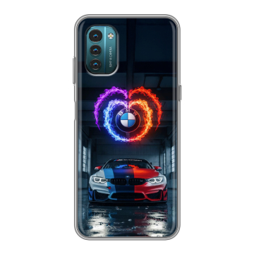 Силиконовый чехол на Nokia G21 с принтом BMW БМВ Силиконовый чехол на Nokia G21 с принтом BMW БМВ