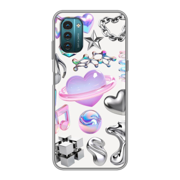Силиконовый чехол на Nokia G21 с принтом Y2K