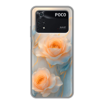 Силиконовый чехол на Xiaomi Poco M4 Pro 4G с принтом Женский