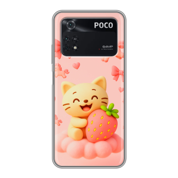 Силиконовый чехол на Xiaomi Poco M4 Pro 4G с принтом для девочек Силиконовый чехол на Xiaomi Poco M4 Pro 4G с принтом для девочек