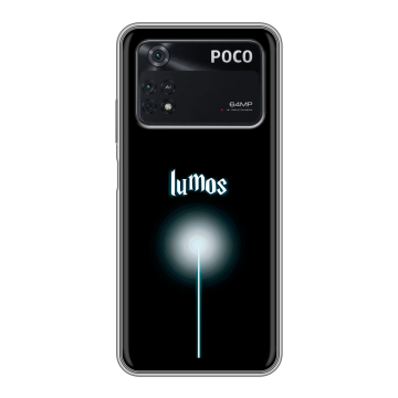 Силиконовый чехол на Xiaomi Poco M4 Pro 4G с принтом Harry Potter Гарри Поттер