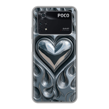 Силиконовый чехол на Xiaomi Poco M4 Pro 4G с принтом Y2K