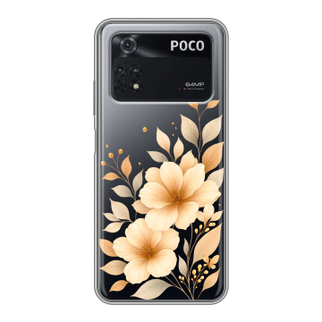 Силиконовый чехол на Xiaomi Poco M4 Pro 4G с принтом для девушки Силиконовый чехол на Xiaomi Poco M4 Pro 4G с принтом для девушки