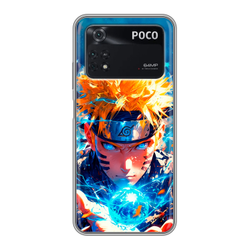 Силиконовый чехол на Xiaomi Poco M4 Pro 4G с принтом Аниме Наруто Naruto Силиконовый чехол на Xiaomi Poco M4 Pro 4G с принтом Аниме Наруто Naruto