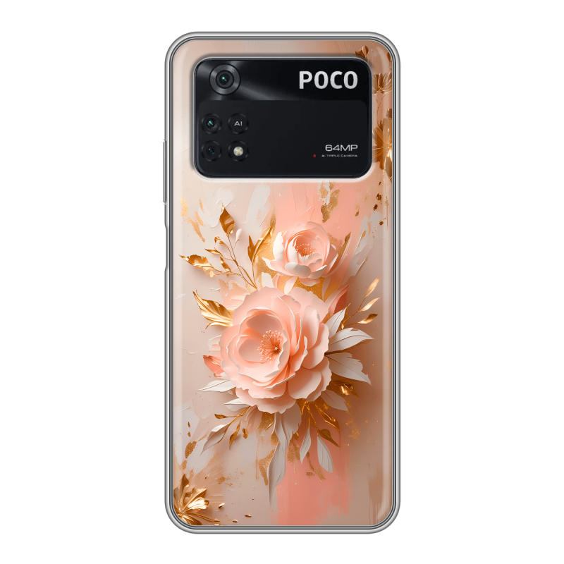 Силиконовый чехол на Xiaomi Poco M4 Pro 4G с принтом женский Силиконовый чехол на Xiaomi Poco M4 Pro 4G с принтом женский