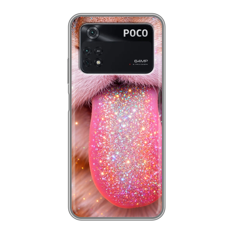Силиконовый чехол на Xiaomi Poco M4 Pro 4G с принтом для девочек Силиконовый чехол на Xiaomi Poco M4 Pro 4G с принтом для девочек