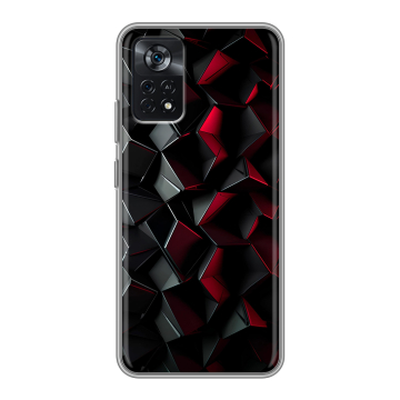 Силиконовый чехол на Xiaomi Poco X4 Pro 5G с принтом Абстракция
