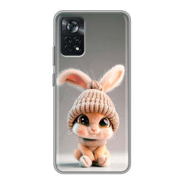 Силиконовый чехол на Xiaomi Poco X4 Pro 5G с принтом Кролик