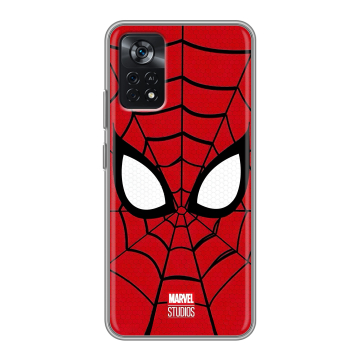 Силиконовый чехол на Xiaomi Poco X4 Pro 5G с принтом человек паук spiderman