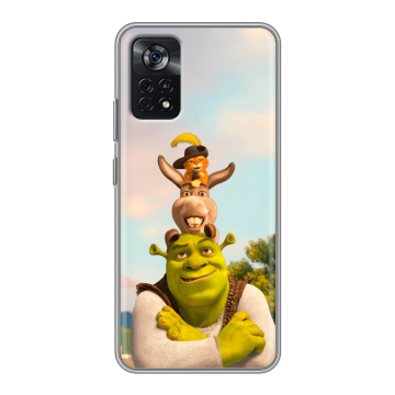 Силиконовый чехол на Xiaomi Poco X4 Pro 5G с принтом Шрек Shrek Силиконовый чехол на Xiaomi Poco X4 Pro 5G с принтом Шрек Shrek