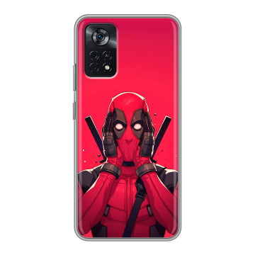 Силиконовый чехол на Xiaomi Poco X4 Pro 5G с принтом Дедпул Deadpool Силиконовый чехол на Xiaomi Poco X4 Pro 5G с принтом Дедпул Deadpool
