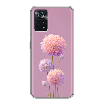 Силиконовый чехол на Xiaomi Poco X4 Pro 5G с принтом Цветы Силиконовый чехол на Xiaomi Poco X4 Pro 5G с принтом Цветы
