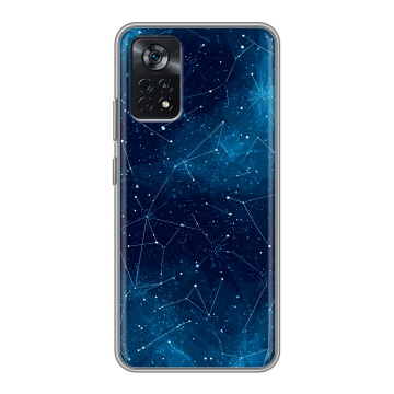 Силиконовый чехол на Xiaomi Poco X4 Pro 5G с принтом Космос звезды Силиконовый чехол на Xiaomi Poco X4 Pro 5G с принтом Космос звезды