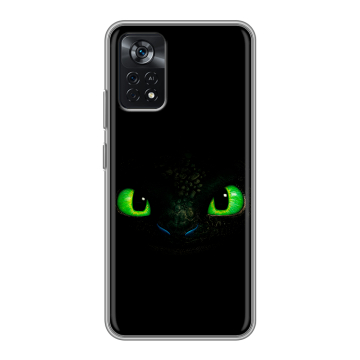 Силиконовый чехол на Xiaomi Poco X4 Pro 5G с принтом Как приручить дракона Силиконовый чехол на Xiaomi Poco X4 Pro 5G с принтом Как приручить дракона