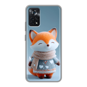 Силиконовый чехол на Xiaomi Poco X4 Pro 5G с принтом Лиса Силиконовый чехол на Xiaomi Poco X4 Pro 5G с принтом Лиса