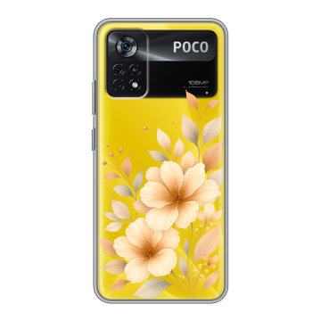 Силиконовый чехол на Xiaomi Poco X4 Pro 5G с принтом для девушки Силиконовый чехол на Xiaomi Poco X4 Pro 5G с принтом для девушки