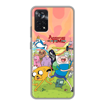 Силиконовый чехол на Xiaomi Poco X4 Pro 5G с принтом Adventure time Время приключений Силиконовый чехол на Xiaomi Poco X4 Pro 5G с принтом Adventure time Время приключений