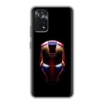 Силиконовый чехол на Xiaomi Poco X4 Pro 5G с принтом IronMan Железный человек Силиконовый чехол на Xiaomi Poco X4 Pro 5G с принтом IronMan Железный человек