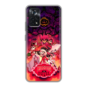 Силиконовый чехол на Xiaomi Poco X4 Pro 5G с принтом Hazbin Hotel Отель Хазбин Силиконовый чехол на Xiaomi Poco X4 Pro 5G с принтом Hazbin Hotel Отель Хазбин