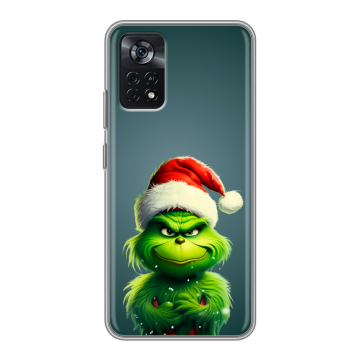 Силиконовый чехол на Xiaomi Poco X4 Pro 5G с принтом Новый год Силиконовый чехол на Xiaomi Poco X4 Pro 5G с принтом Новый год