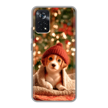 Силиконовый чехол на Xiaomi Poco X4 Pro 5G с принтом Новый год Силиконовый чехол на Xiaomi Poco X4 Pro 5G с принтом Новый год