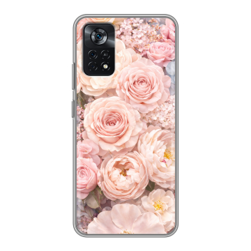 Силиконовый чехол на Xiaomi Poco X4 Pro 5G с принтом женский