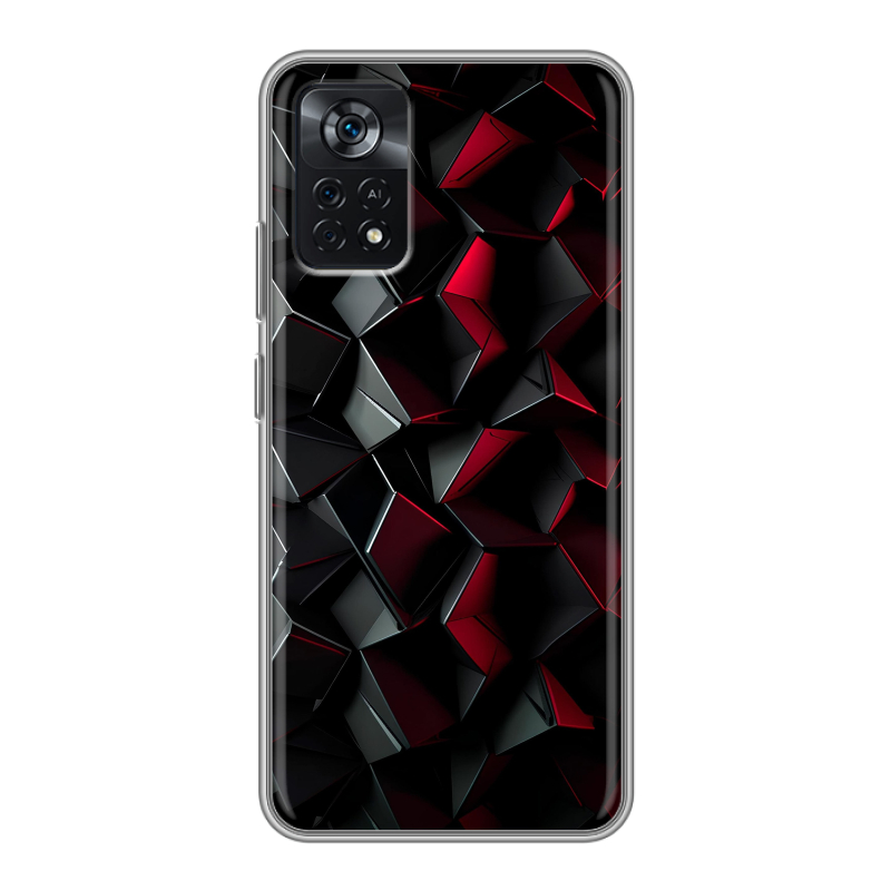 Силиконовый противоударный чехол на Xiaomi Poco X4 Pro 5G с принтом Абстракция Силиконовый противоударный чехол на Xiaomi Poco X4 Pro 5G с принтом Абстракция