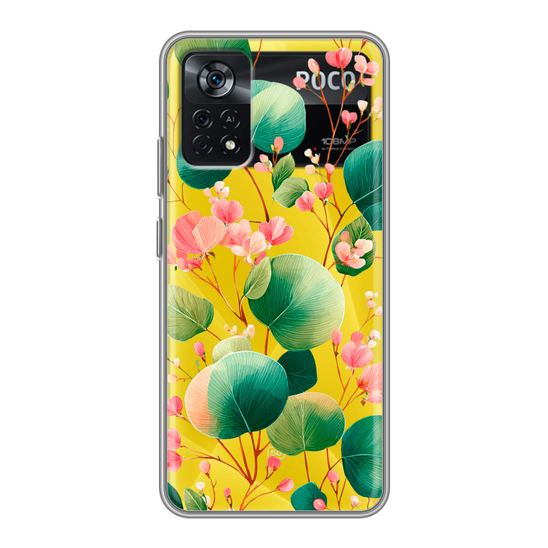 Силиконовый чехол на Xiaomi Poco X4 Pro 5G с принтом женский Силиконовый чехол на Xiaomi Poco X4 Pro 5G с принтом женский