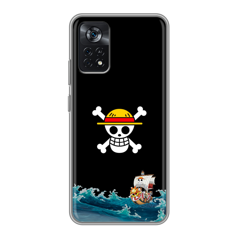 Силиконовый чехол на Xiaomi Poco X4 Pro 5G с принтом One Piece Ван Пис Силиконовый чехол на Xiaomi Poco X4 Pro 5G с принтом One Piece Ван Пис