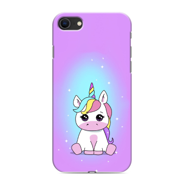 Силиконовый чехол на Iphone SE (2022) с принтом Единорог