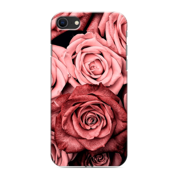 Силиконовый чехол на Iphone SE (2022) с принтом Цветы розы