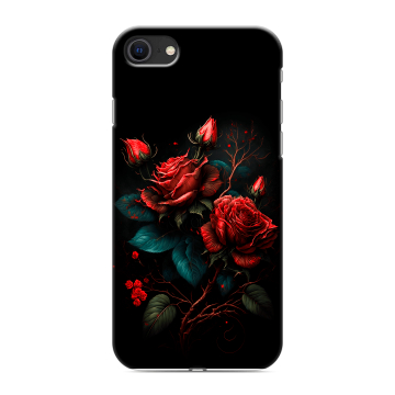 Силиконовый чехол на Iphone SE (2022) с принтом Розы красные