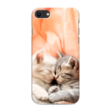 Силиконовый чехол на Iphone SE (2022) с принтом Котята Силиконовый чехол на Iphone SE (2022) с принтом Котята