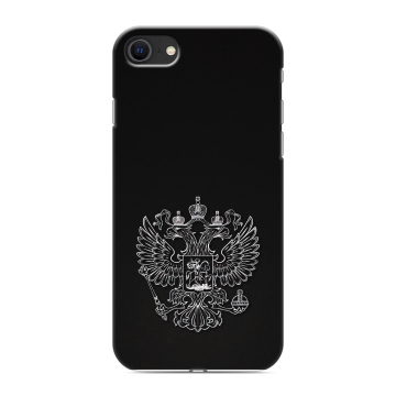 Силиконовый чехол на Iphone SE (2022) с принтом Герб России