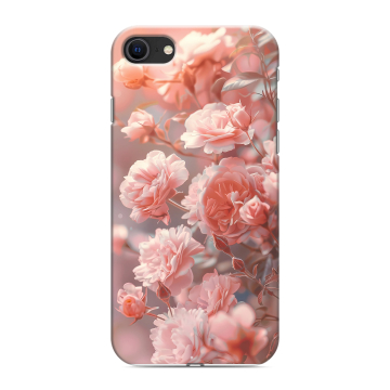 Силиконовый чехол на Iphone SE (2022) с принтом Розовые розы