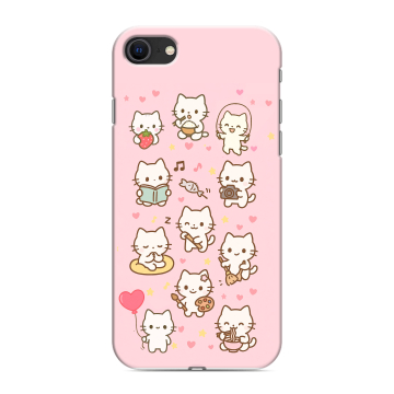 Силиконовый чехол на Iphone SE (2022) с принтом Hello Kitty Хелоу Кити