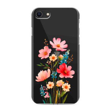Силиконовый чехол на Iphone SE (2022) с принтом Цветы
