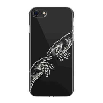 Силиконовый чехол на Iphone SE (2022) с принтом Сотворение мира