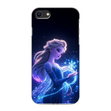 Силиконовый чехол на Iphone SE (2022) с принтом Холодное сердце Frozen