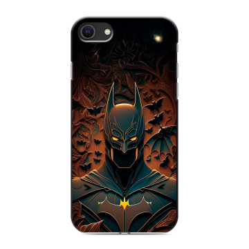 Силиконовый чехол на Iphone SE (2022) с принтом Batman Бэтмен Силиконовый чехол на Iphone SE (2022) с принтом Batman Бэтмен