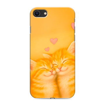 Силиконовый чехол на Iphone SE (2022) с принтом Милые котята