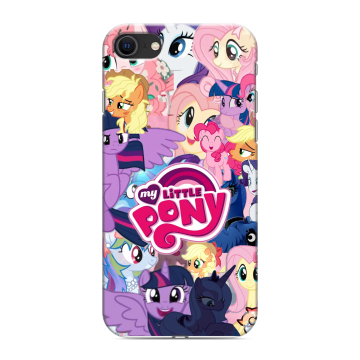 Силиконовый чехол на Iphone SE (2022) с принтом My little pony Дружба чудо Силиконовый чехол на Iphone SE (2022) с принтом My little pony Дружба чудо