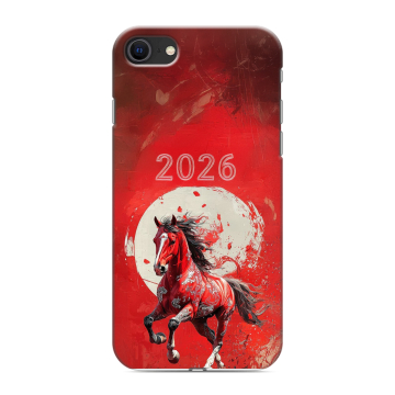 Силиконовый чехол на Iphone SE (2022) с принтом Новый год Силиконовый чехол на Iphone SE (2022) с принтом Новый год