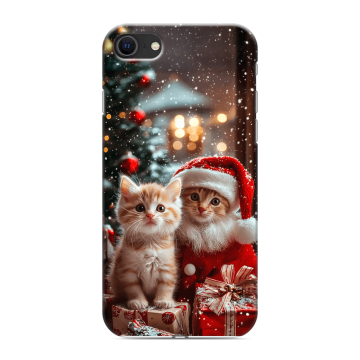 Силиконовый чехол на Iphone SE (2022) с принтом Новый год Силиконовый чехол на Iphone SE (2022) с принтом Новый год
