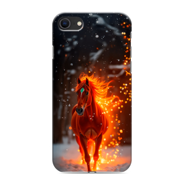 Силиконовый чехол на Iphone SE (2022) с принтом Новый год Силиконовый чехол на Iphone SE (2022) с принтом Новый год