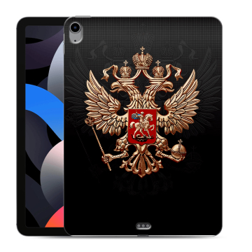 Силиконовый чехол на планшета Ipad Air (2022) с принтом Герб России
