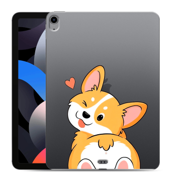 Силиконовый чехол на Ipad Air (2022) с принтом Корги