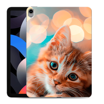 Силиконовый чехол на Ipad Air (2022) с принтом котик