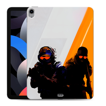 Силиконовый чехол на Ipad Air (2022) с принтом Контер страйк Counter strike